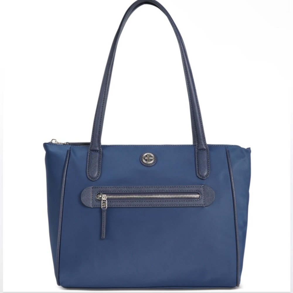NWT Giani Bernini Nylon Tote, Created for Macy's - Navy